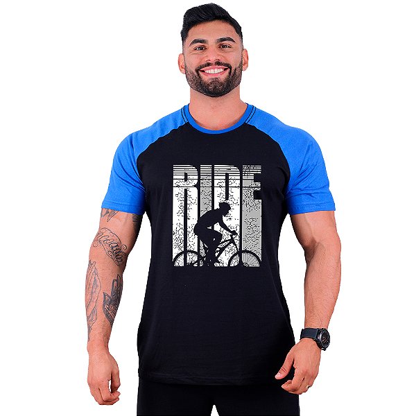 Camiseta Tradicional Manga Curta MXD Conceito MTB Mountain Bike Ride