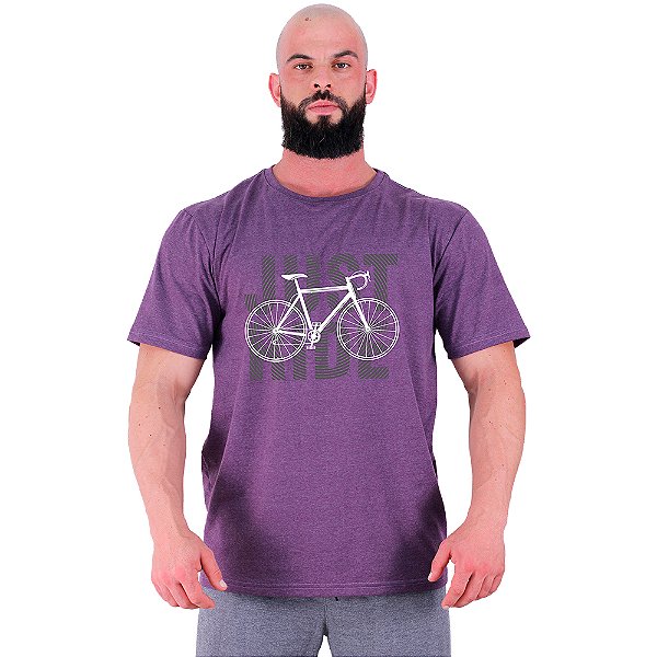 Camiseta Tradicional Manga Curta MXD Conceito MTB Mountain Bike Just Ride