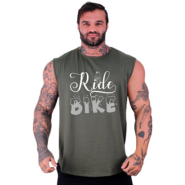 Regata Machão Longline Sem Manga MXD Conceito MTB Mountain Bike Ride A Bike