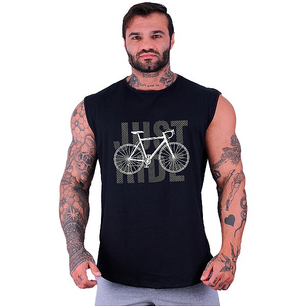 Regata Machão Longline Sem Manga MXD Conceito MTB Mountain Bike Just Ride Bike
