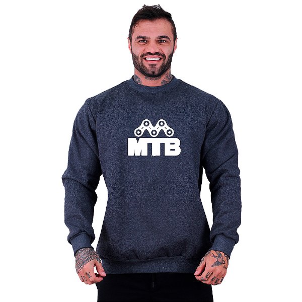 Blusa Moletom Basic Masculina MXD Conceito MTB Mountain Bike Ciclismo MTB