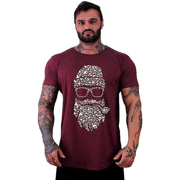 Camiseta Longline Masculina MXD Conceito Hippie de Pássaros