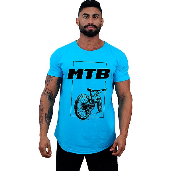 Camiseta Longline Masculina MXD Conceito MTB Bike