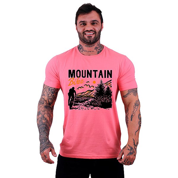 Camiseta Tradicional Masculina Manga Curta MXD Conceito MTB Mountain Bike