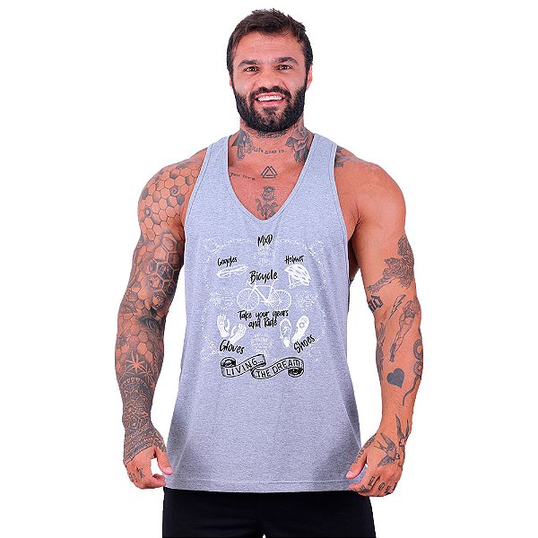Regata Cavada Masculina MXD Conceito MTB Live The Dream