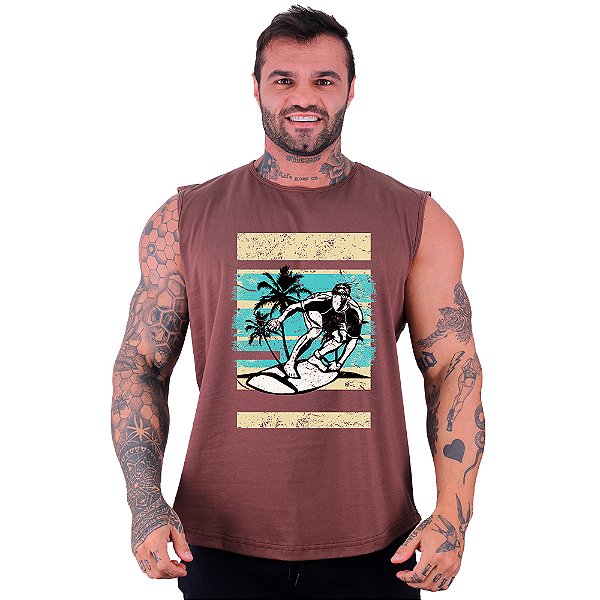 Regata Longline Machão MXD Conceito SURF Homen Surfando
