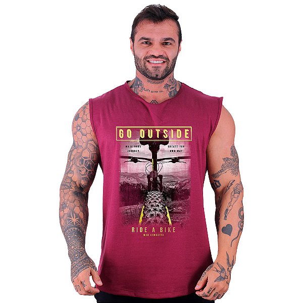 Regata Longline Machão Masculina MXD Conceito MTB Go Outside