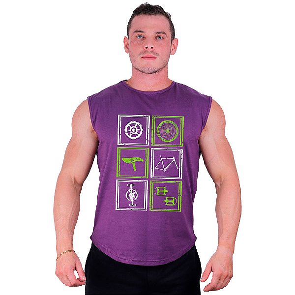 Regata Longline Machão Masculina MXD Conceito MTB Peças De Bike