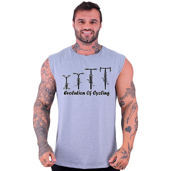 Regata Longline Machão Masculina MXD Conceito MTB Evolution Of Cicling