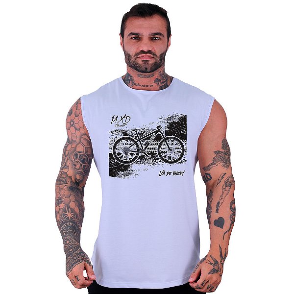 Regata Longline Machão Masculina MXD Conceito MTB Vá De Bike