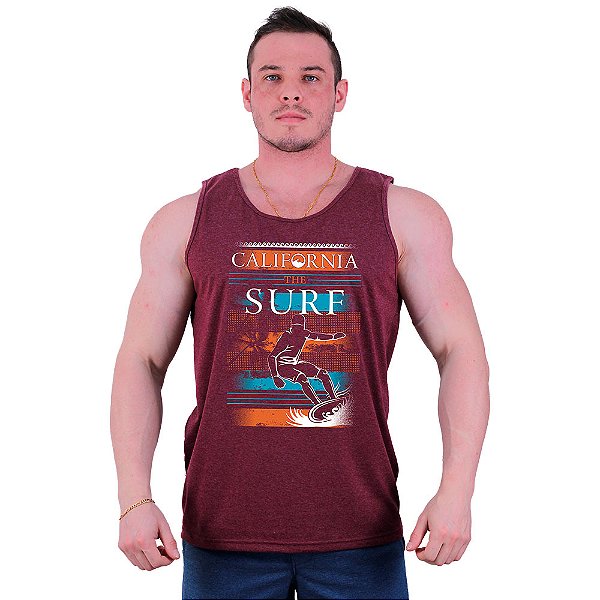 Regata Clássica Estampado Masculina MXD Conceito Califórnia The SURF