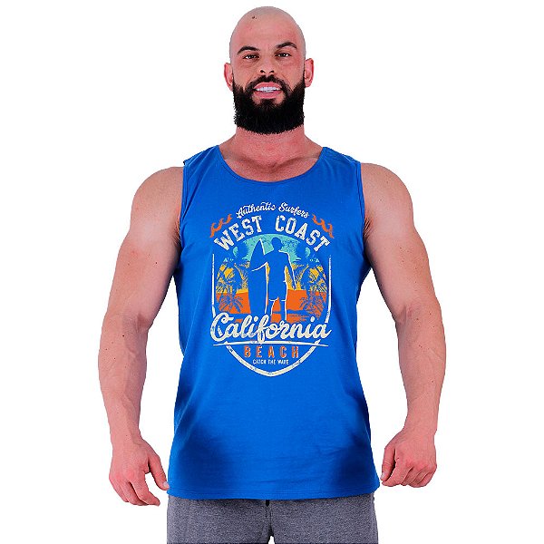 Regata Clássica Estampado Masculina MXD Conceito SURF West Coast