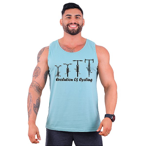 Regata Clássica Estampado Masculina MXD Conceito MTB Evolution Of Cycling
