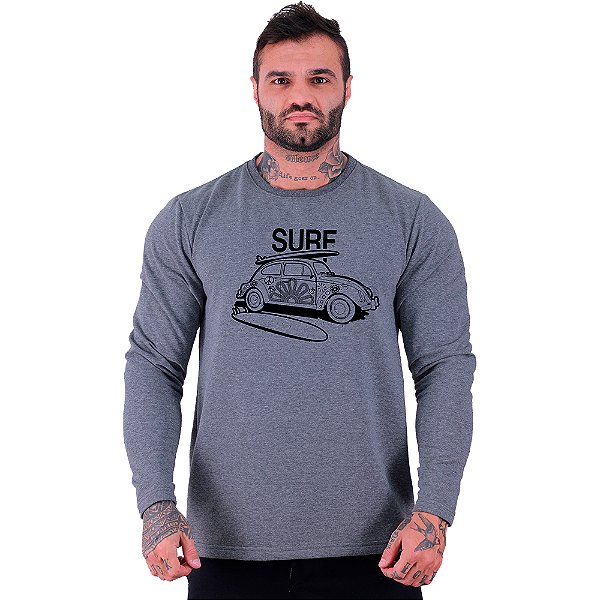 Camiseta Manga Longa Moletinho MXD Conceito SURF Fusca