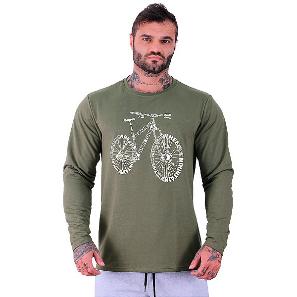 Camiseta Manga Longa Moletinho MXD Conceito MTB Bike