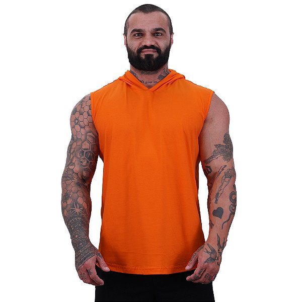 Regata Longline com Touca MXD Conceito 100% Algodão Laranja