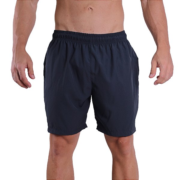 Short Tactel Elastic Masculino MXD Conceito 2 Bolsos Laterais Chumbo