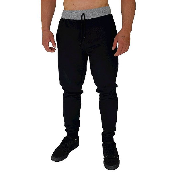 Calça Masculina Moletom MXD Conceito Preto