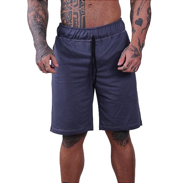Bermuda Moletom MXD Conceito Chumbo