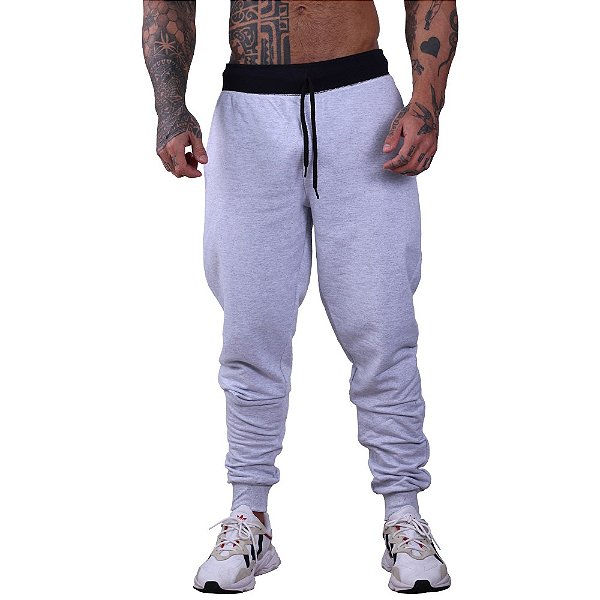 Calça MXD Conceito Moletom Mescla Alvejado
