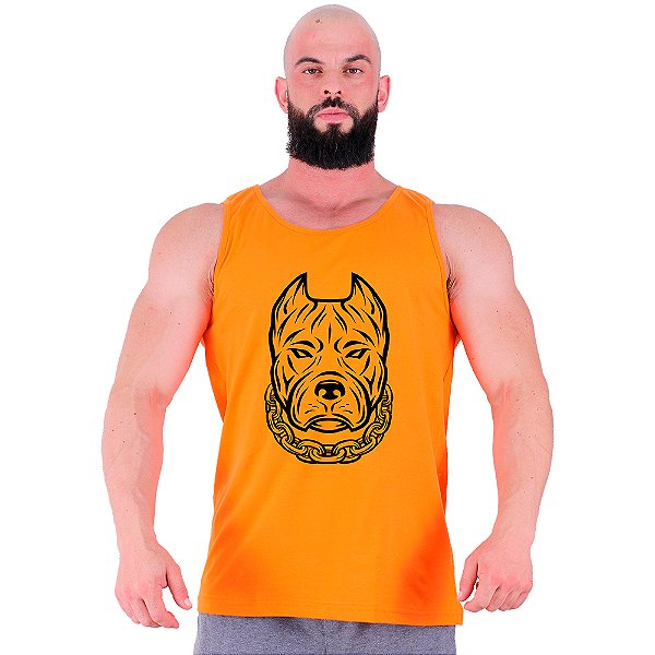 Regata Clássica Tradicional Masculina MXD Conceito Pitbull Gangster