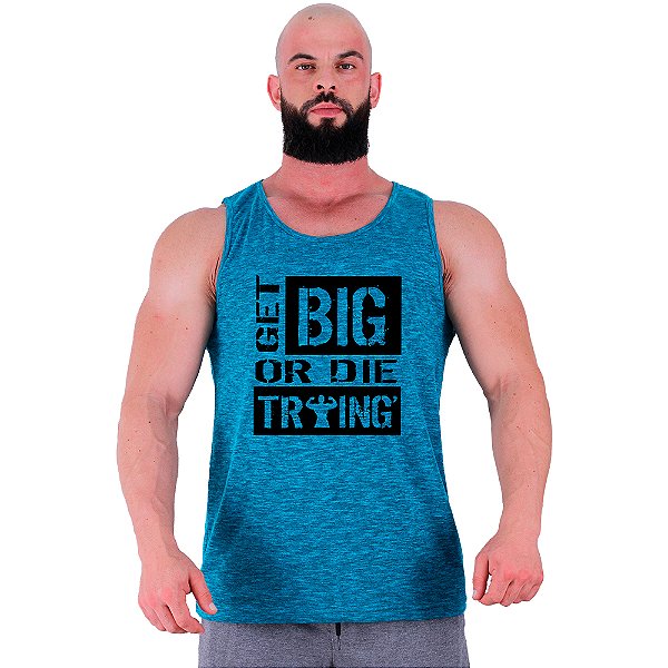 Regata Clássica Tradicional Masculina MXD Conceito Get Big Or Die Training