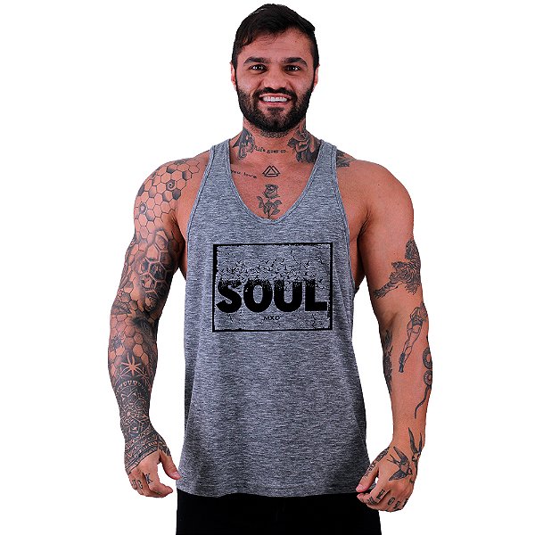 Regata Cavada Masculina MXD Conceito Soul Alma Liberdade