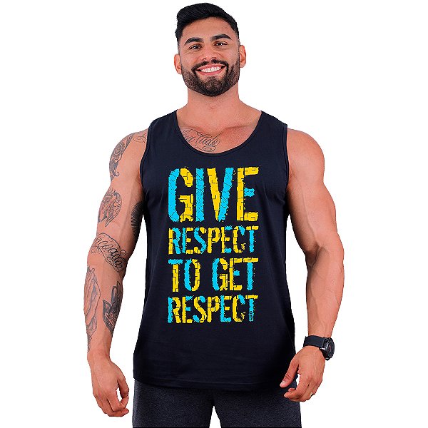 Regata Clássica Tradicional Masculina MXD Conceito Give Respect