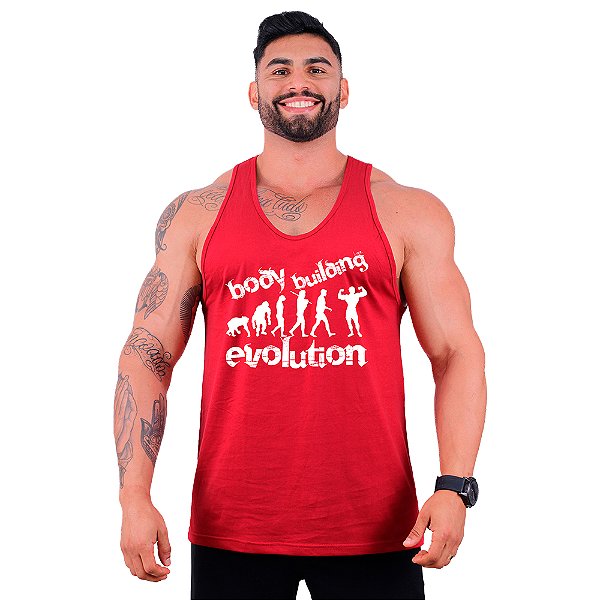 Regata Cavada Masculina MXD Conceito Bodybuilding Evolution Evolução