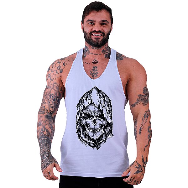 Regata Cavada Masculina MXD Conceito Death Skull