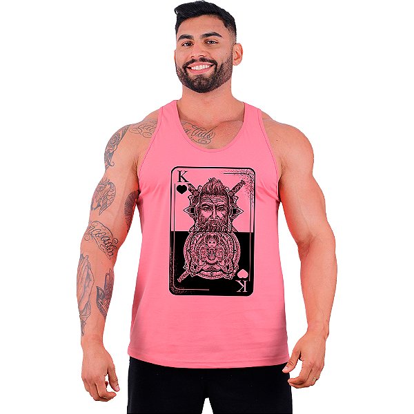 Regata Cavada Masculina MXD Conceito Rei Guerreiro Carta