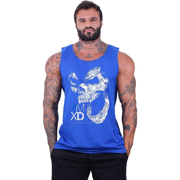 Regata Clássica Tradicional Masculina MXD Conceito Gorilla Skull