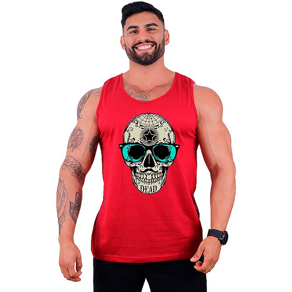 Regata Clássica Tradicional Masculina MXD Conceito Caveira Popstar