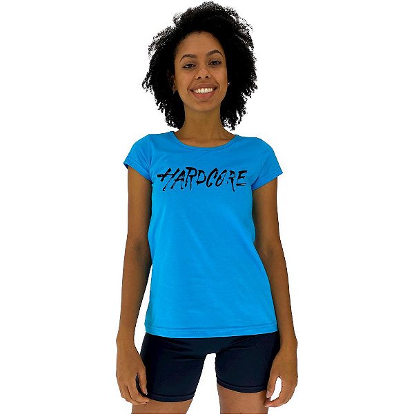 Camiseta Babylook Feminina MXD Conceito Hardcore