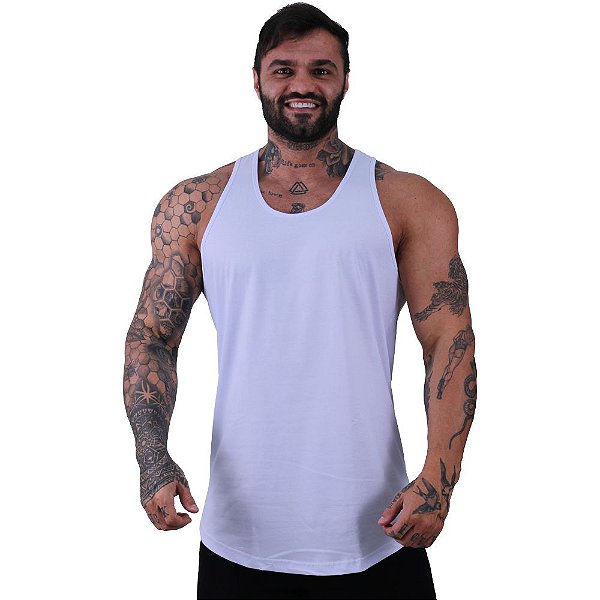 Regata Longline Masculina MXD Conceito Branco