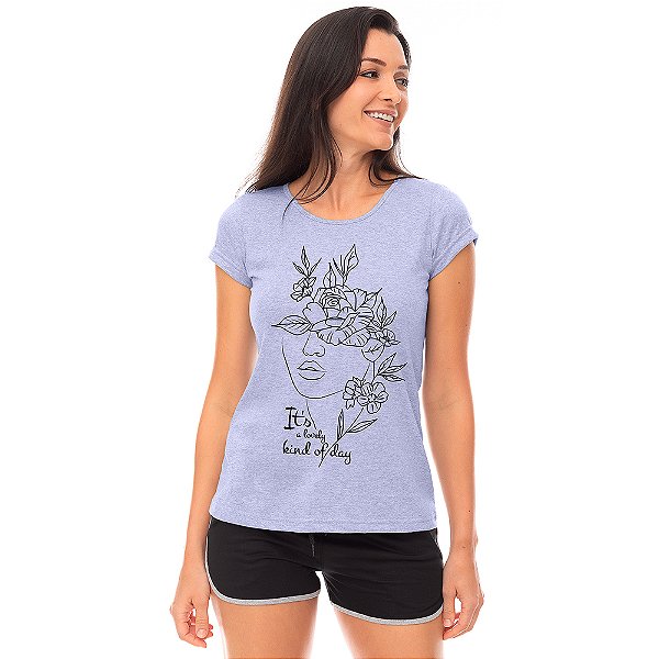 Camiseta Babylook Feminina MXD Conceito Love Fitness
