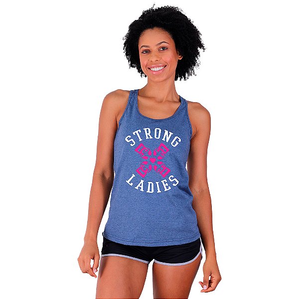 Regata Feminina Recorte Nadador MXD Conceito Strong Ladies