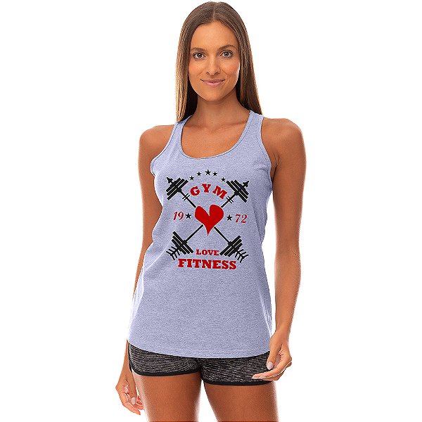 Regata Feminina Recorte Nadador MXD Conceito Love Fitness