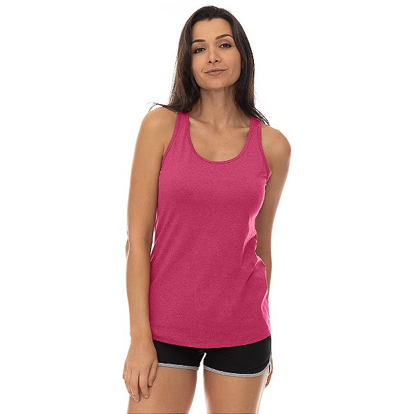 Regata Feminina MXD Conceito Mescla Vermelho