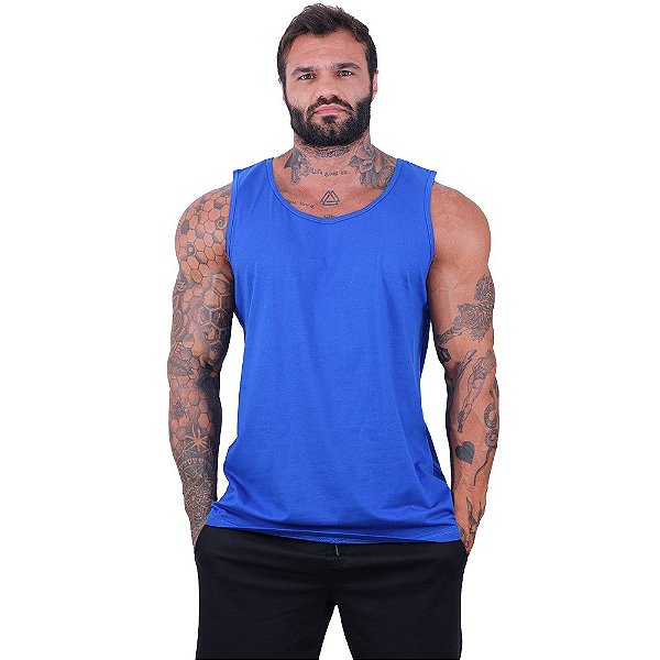 Regata Clássica Masculina MXD Conceito Azul Royal