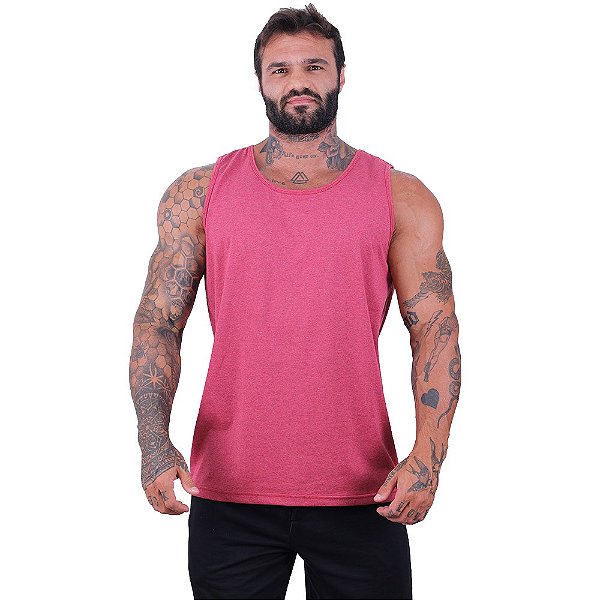Regata Clássica Masculina MXD Conceito Mescla Vermelho