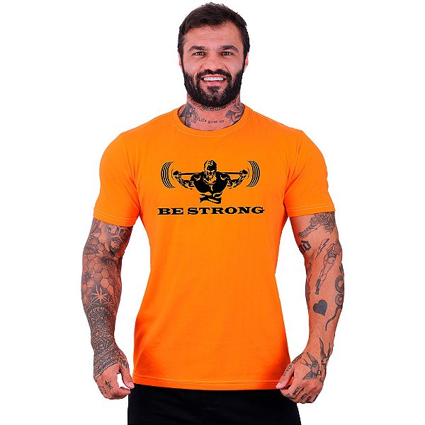 Camiseta Tradicional Masculina Manga Curta MXD Conceito Be Strong