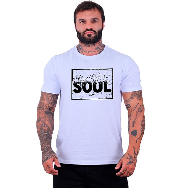Camiseta Tradicional Masculina Manga Curta MXD Conceito Soul