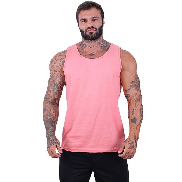 Regata Clássica Masculina MXD Conceito Rosa Bebê