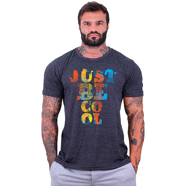 Camiseta Tradicional Manga Curta MXD Conceito Just Be Cool Seja Legal