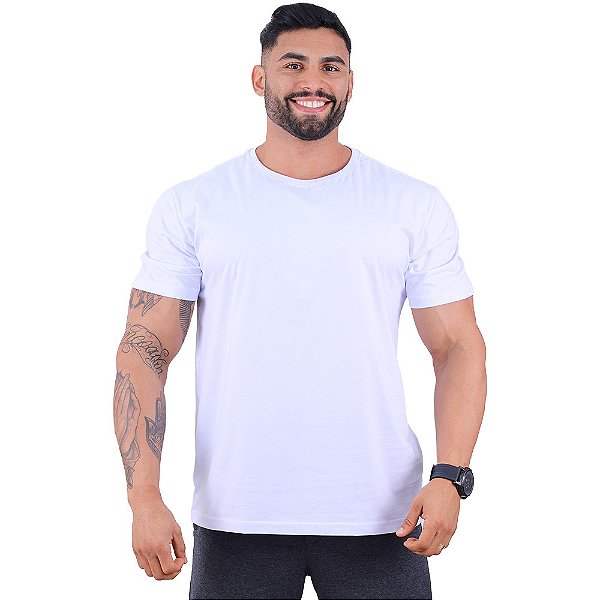 Camiseta Tradicional Masculina MXD Conceito Branco