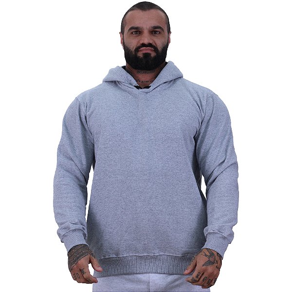 Blusa Moletom Masculino MXD Conceito Com Touca Mescla Tradicional