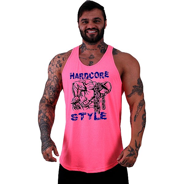 Regata Longline Masculina MXD Conceito Hardcore Style Treinamento de Tríceps