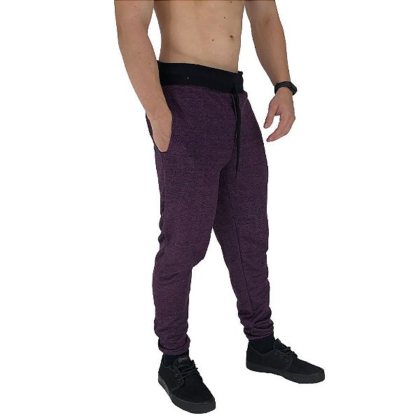 Calça Masculina Moletom MXD Conceito Purple Dark
