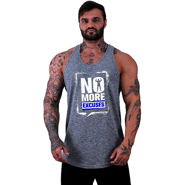 Regata Longline Masculina MXD Conceito No More Excuses